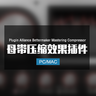 Plugin Alliance Bettermaker Mastering Compressor 母带压缩效果插件 Win/Mac