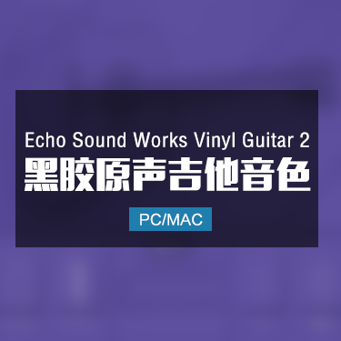 Echo Sound Works Vinyl Guitar 2 黑胶原声吉他音色 Win/Mac