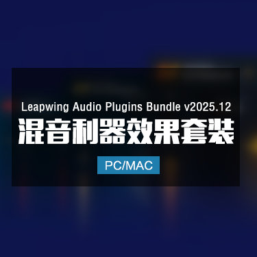 Leapwing Audio Plugins Bundle v2025.12 混音利器效果套装 Win/Mac