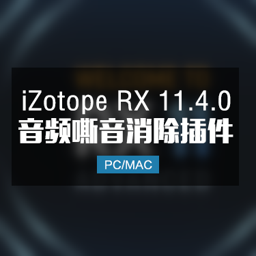 iZotope RX 11.4.0 音频降噪嘶音修复效果器插件 Win/Mac