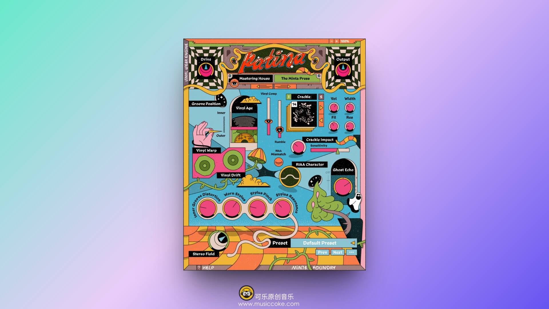 【使用教程】Minta Foundry Patina 温暖黑胶模拟插件使用教程